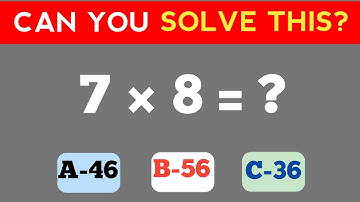 Test your observation skills |Can You Pass This Maths Quiz.? ➗ 🧐 ➖  | number and Mathematics Edition