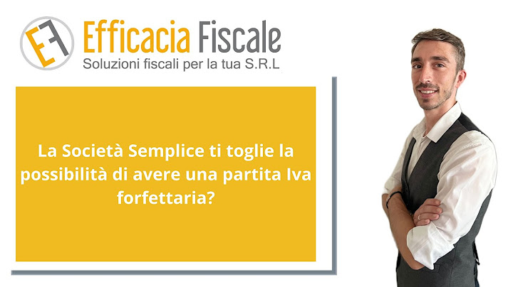 La Società Semplice ti toglie la possibilità di avere una partita Iva forfettaria?