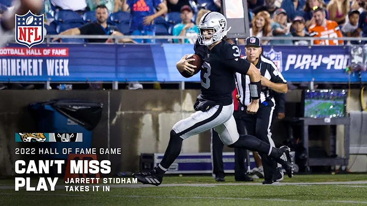 Jarrett Stidham is Showing Out at the Hall of Fame...