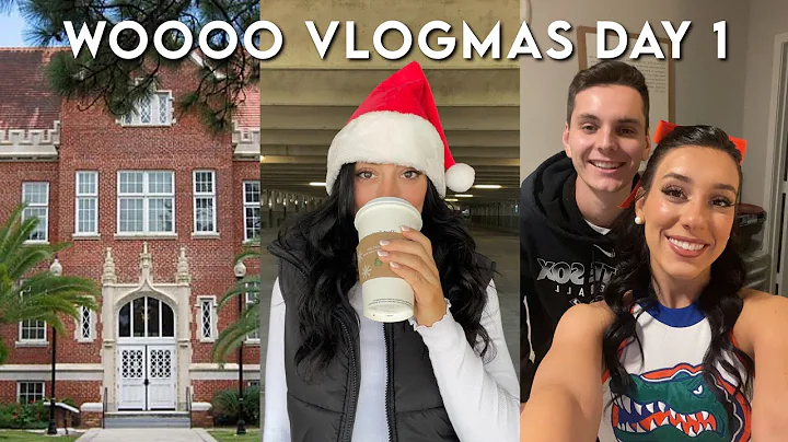VLOGMAS DAY 1 | classes on campus, UF men's basketball game