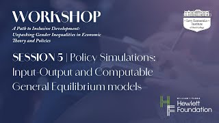 2024 Levy Gender Workshop | Policy Simulations: Input-Output and Computable Gen Equilibrium Models