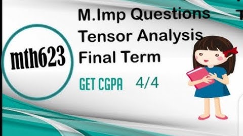 Mth623 "Principle Stress and Elasticity Tensor" "Part 14" Final Term Handwritten notes #education
