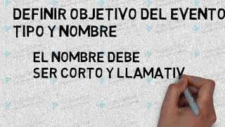ETAPAS DE LOS EVENTOS Y ELEMENTOS QUE LA CONFORMAN