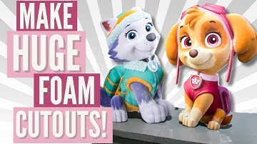 Giant Foam Cutouts: Larger-than-life Characters!