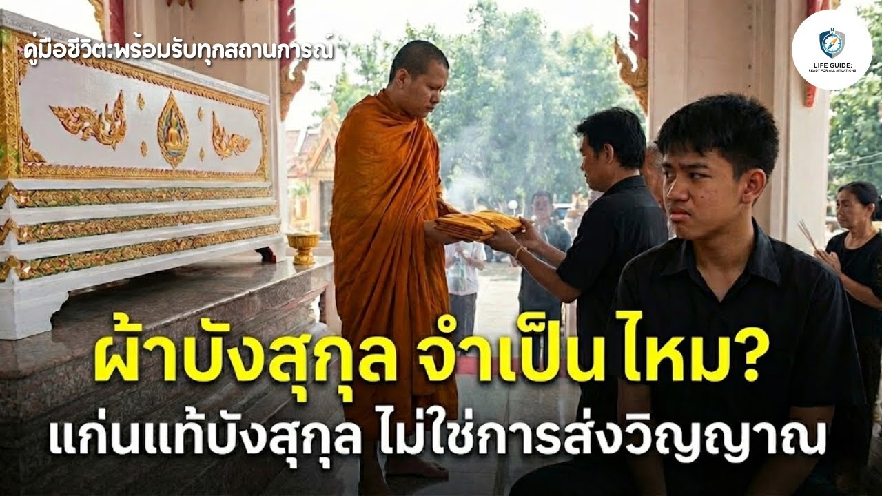 ผ้าบังสุกุล จำเป็นไหม? แก่นแท้บังสุกุล ไม่ใช่การส่งวิญญาณ