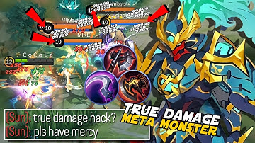 GLOBAL ALPHA BUILD BRUTAL ONE SHOT BUILD 2023 | TRUE DAMAGE HACK TO RANK UP EASILY | MLBB