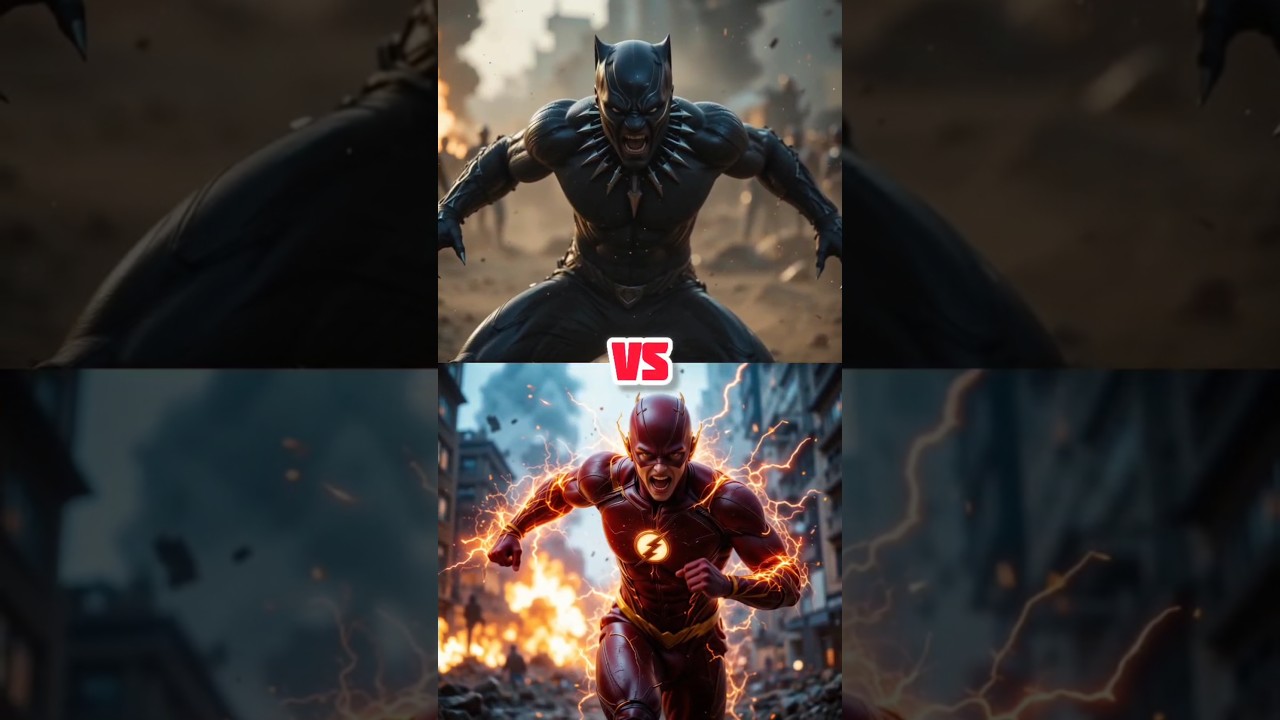 Black Panther Vs Flash | Watch Till The End