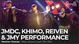 JM Dela Cerna, Khimo, Reiven Umali, & JM Yosures Performance (NewGen Champs Concert)