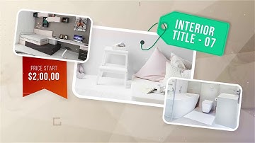Interior Slideshow Template | After Effects Project Files - Videohive template