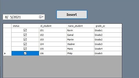 Programming in Visual Basic.NET: Simple system Attendance For students in VB.NET