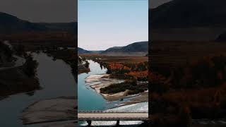 Алтай осенью. Аэросъемка 4К