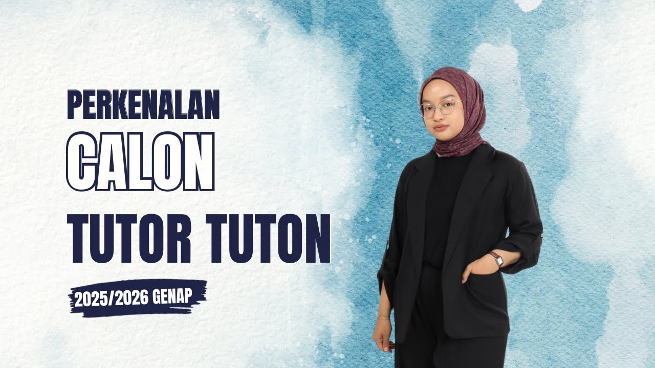 Perkenalan Calon Tutor TUTON UT 2025/2026 Genap - YouTube