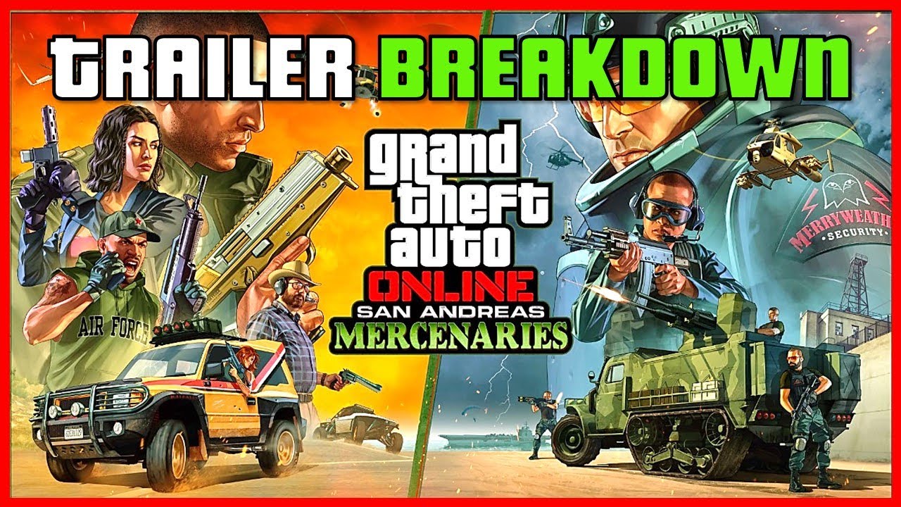 GTA 5 Online - San Andreas Mercenaries DLC - FULL Trailer Breakdown ...