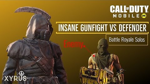 Insane Gunfight Vs Defender Class User | Call of Duty Mobile | Battle Royale | Solos | Gameplay