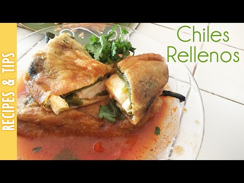 Recipe: Chiles Rellenos de Queso ( Cheese Stuffed Chiles) The290ss Kitchen
