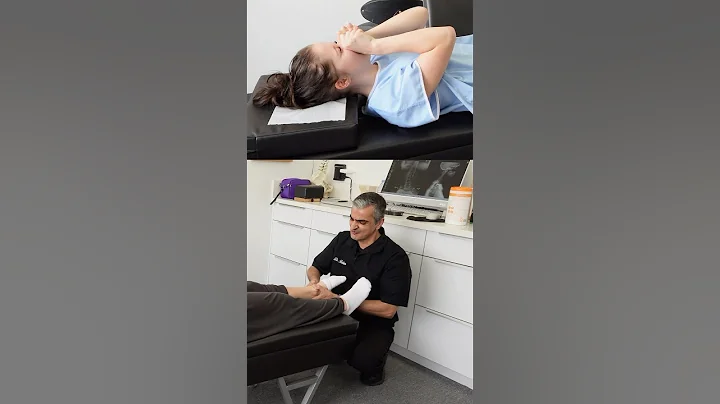 Ankle Clicking & Knee Pain Helped with Talus & Tibia Adjustment #shorts #chiropractic