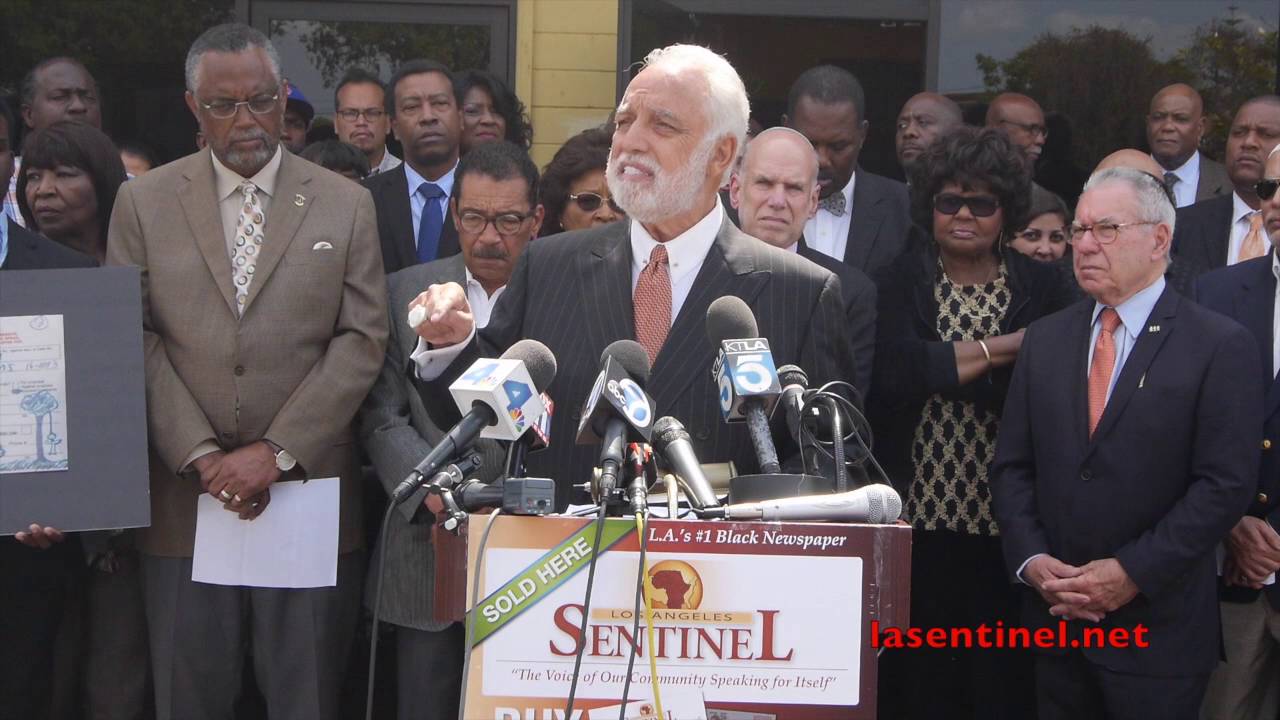 Danny Bakewell Sr. Press Conference with Herb Wesson Jr. regarding Hate Speech (5-23-2016)