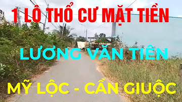 (Ms 207♥️Đã Bán) Đất Thổ Cư Mặt Tiền Đường Lương Văn Tiên Mỹ Lộc, Cần Giuộc, Long An | Bđs Long An
