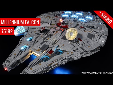 LEGO Millennium Falcon 75192 Light Kit (Standard Version - Updated) + Sound