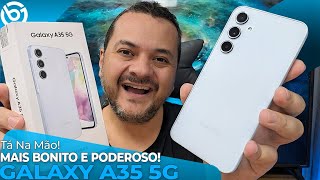 Novo GALAXY A35 5G | TÁ NA MÃO! Unboxing e Impressões