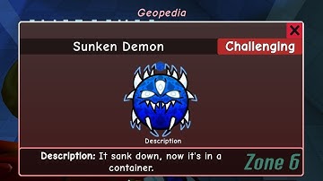 How to get SUNKEN DEMON in FIND THE GEOMETRY DASH Difficulties Roblox Zone 6