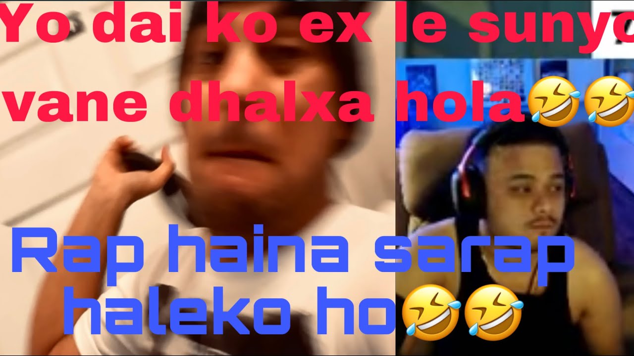 Cr7horaa reacts on jhapalish new rap song🤣🤣🤣(mero ex marosh) funny reaction🤣🤣 #cr7horaa