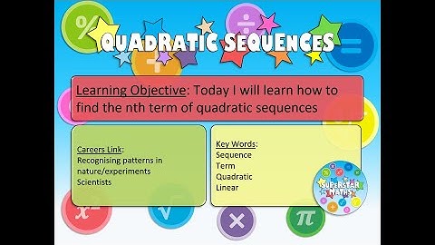 Quadratic Sequences