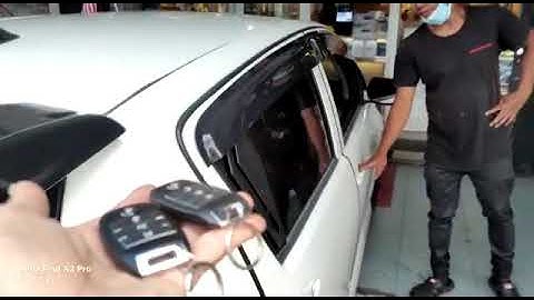 Leon perodua myvi PKE fully Keyless smart alarm system with Push start button and engine auto start