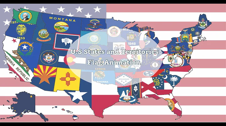 U.S States and Territories Flag Animation