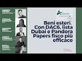 Beni esteri con dac6 lista dubai e pandora papers fisco pi efficace