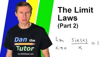 Calculating Limits Using the Limit Laws (Part 2) | Dan the Tutor