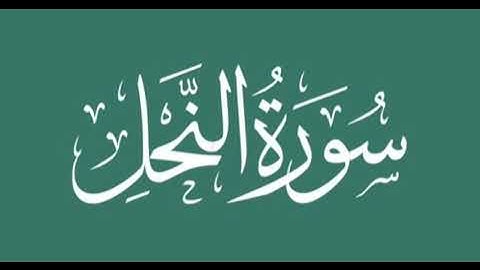 سورة النحل كاملة ( تلاوة ستوديو ) للشيخ عبدالودود حنيف