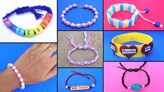 DIY 7 Easy Friendship Bracelets for beginners/ How to make Friendship Bands at home