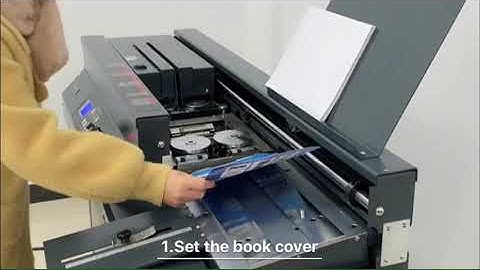 SG-50R Fast Speed Auto Thermal Book Binding Machine with Side Glue Binding