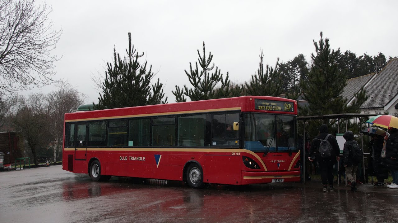 Speedy!! €2 AT545 (Preserved)  Ex Blue Triangle DN181 Y181RCR Caetano Nimbus Dart