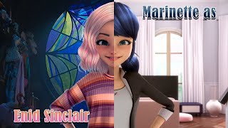 UnaJoss SpeedEdit | Marinette as Enid Sinclair from &quot;Wednesday&quot; | Marinette&#39;s New Look