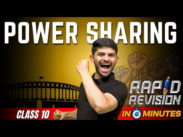 Power Sharing | 10 Minutes Rapid Revision | Class 10 SST | 2024-25 class=