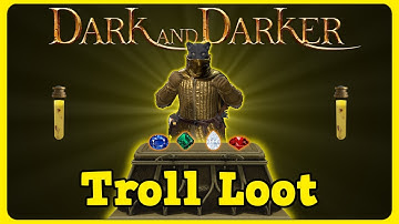 450+ Luck Troll Loot Highlights Solo High Roller Goblin Caves | PVP Adventures #59 | Dark and Darker