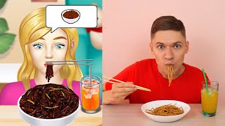 Mega Mukbang Game in Real Life - Repeat After Me Eating screenshot 1