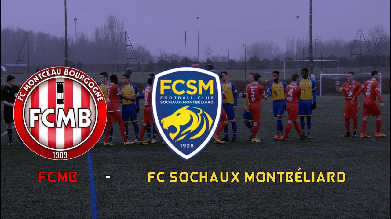 U19 Nationaux FC Montceau Bourgogne - FC Sochaux Montbéliard - YouTube