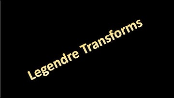 Thermodynamics: Legendre Transforms of the Fundamental Equation
