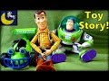 Toy Story Toys! Sheriff Woody Doll, Buzz Lightyear of Star Command and Little People RC!