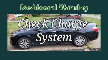 Check Charge System Honda Accord