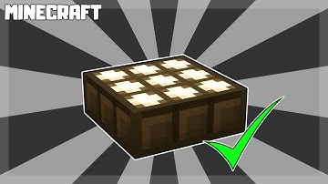 MINECRAFT | How to Make a Daylight Detector! 1.16.4
