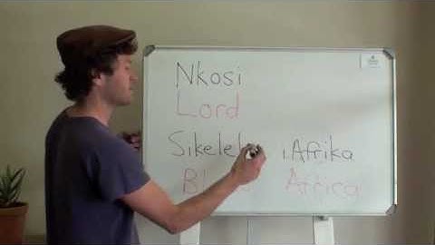 How to Sing South African National Anthem Nkosi Sikelel