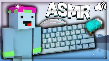 [240 FPS Smooth Render]  Keyboard + Mouse Sounds ASMR w/lofi  | Hypixel Bedwars