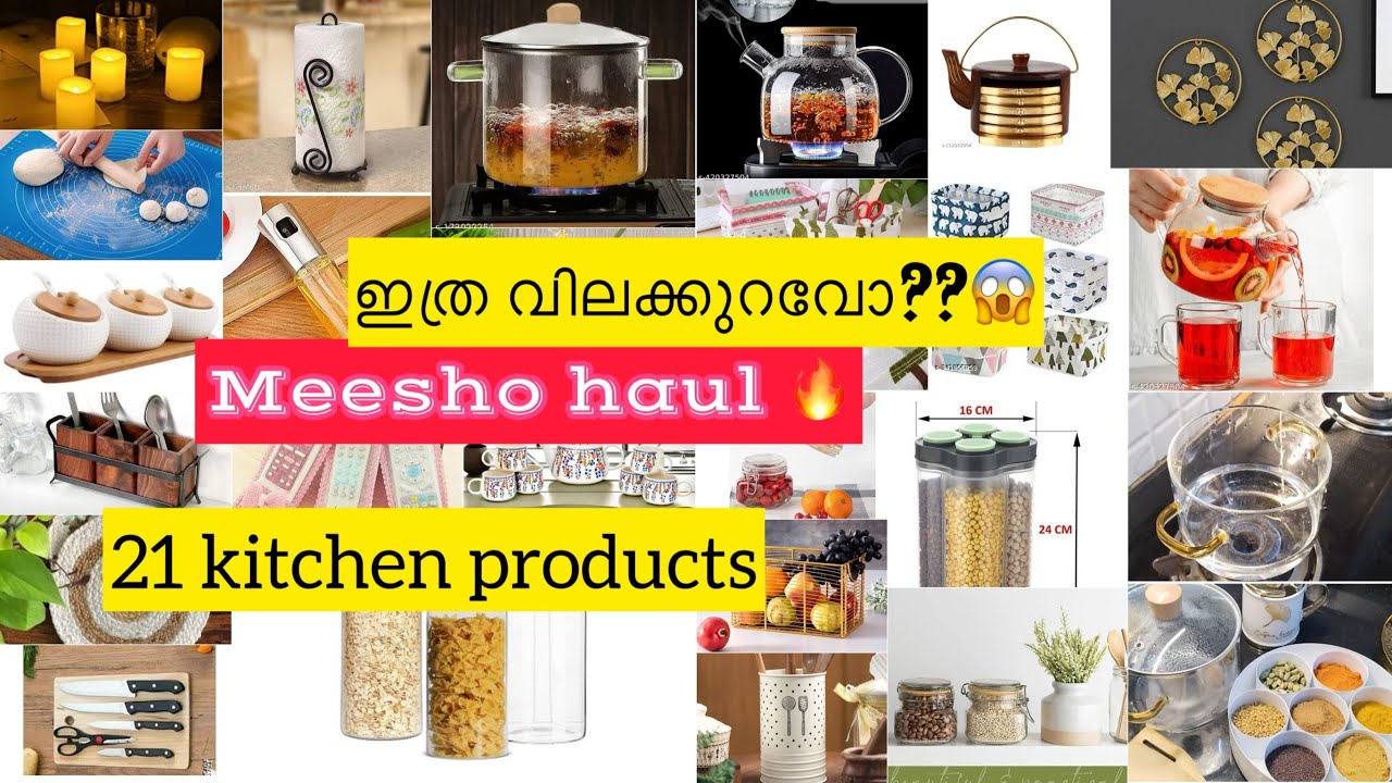 Meesho haul 🔥| Must buy 23 kitchen products 👌💯# meeshofinds | ഇത്ര വിലക്കുറവോ?? @meeshoapp