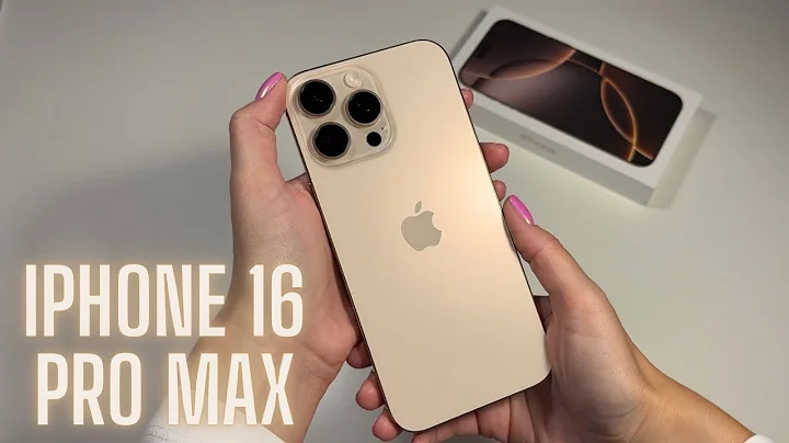 iPhone 16 Pro Max Desert Titanium + Apple Clear Case MagSafe - Unboxing 2024