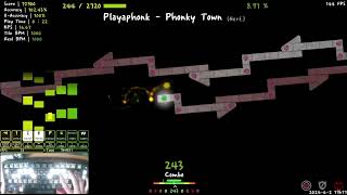 might be a pure perfect one day | Playaphonk - Phonky Town (nerfed) Strict Clear (G8/20.3 ) | ADOFAI
