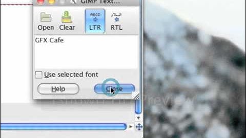 Gimp-Reflected Text!